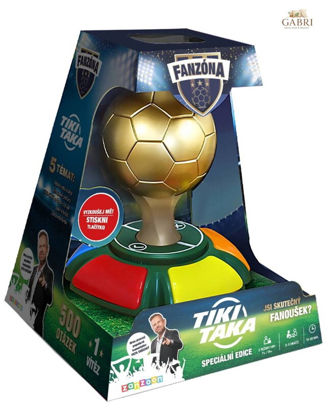 HRA FanZóna TIKI-TAKA elektronická fotbalový kvíz na baterie Zvuk