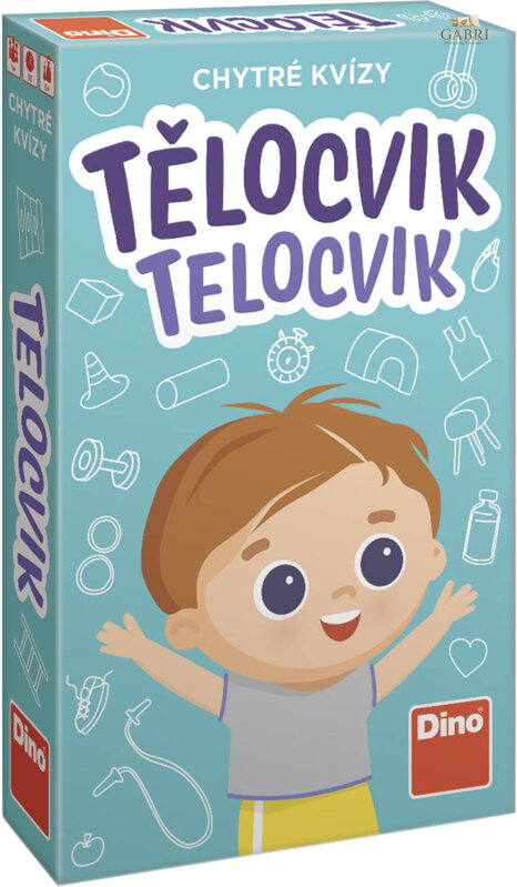 DINO Hra naučná kvízová Chytré kvízy: Tělocvik