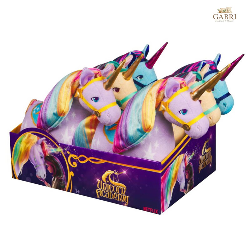 PLYŠ Jednorožec Unicorn Academy 3 barvy *PLYŠOVÉ HRAČKY*