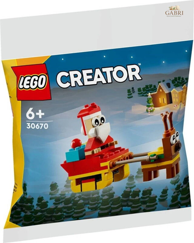 LEGO CREATOR Santova jízda na saních 30670 STAVEBNICE