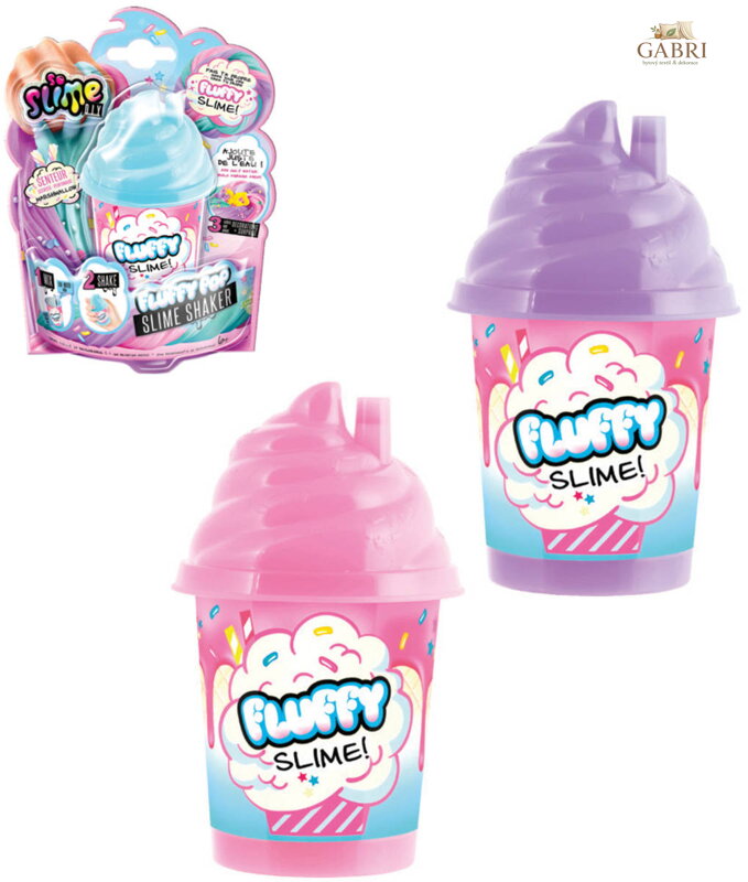 EP line So Slime Fluffy výroba slizu set kelímek s figurkou a doplňky 3 druhy