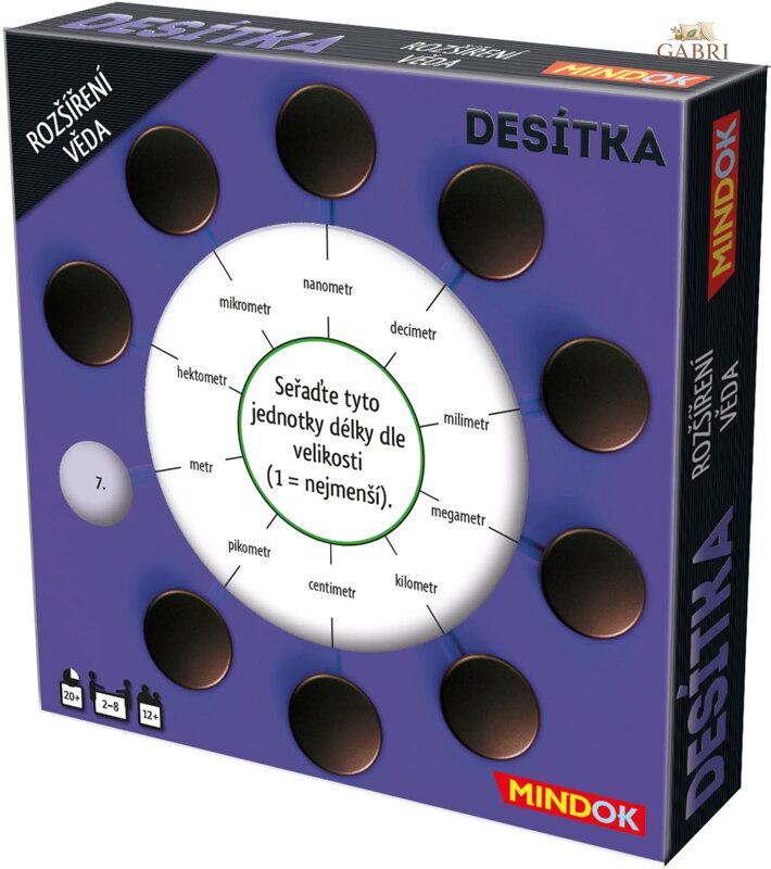 MINDOK HRA Desítka věda (rozšíření) *SPOLEČENSKÉ HRY*