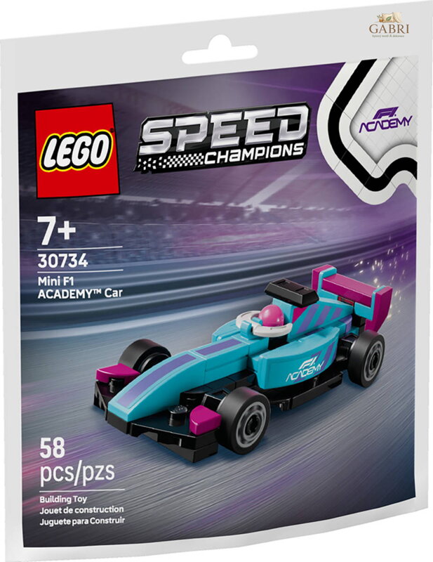 LEGO SPEED CHAMPIONS Miniaturní auto F1 Academy 30734 STAVEBNICE