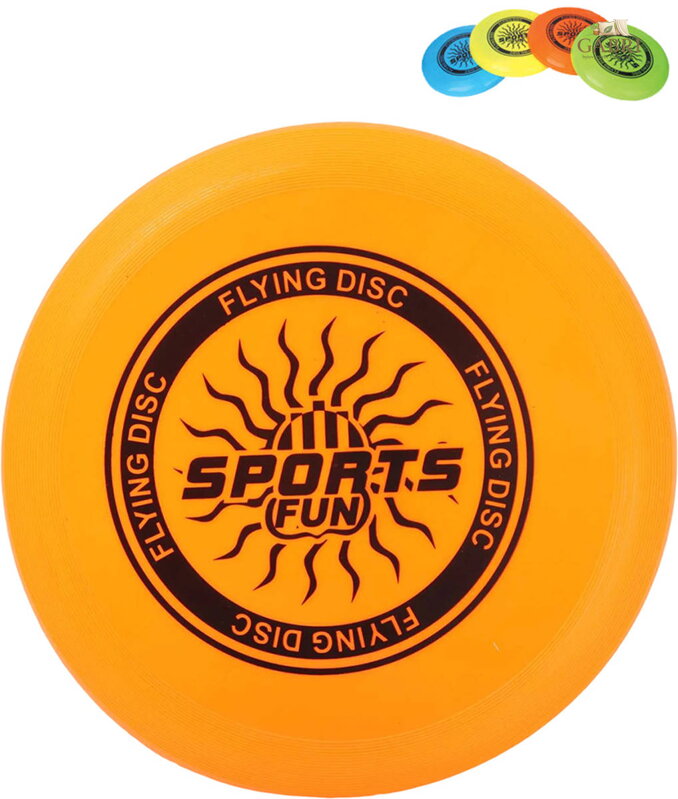 Házecí disk frisbee 23cm talíř létající plastový 4 barvy