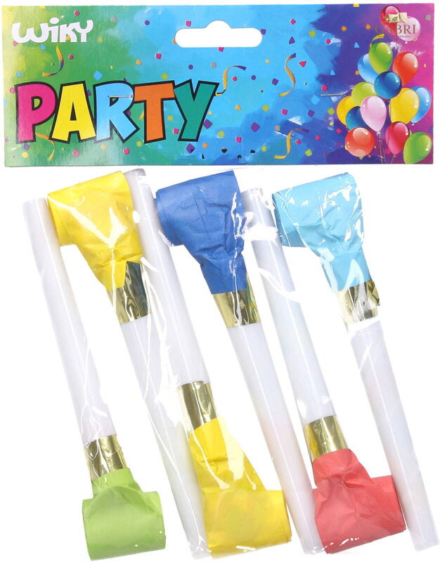 Frkačky Párty barevné set 6ks s konfetami v sáčku plast/karton