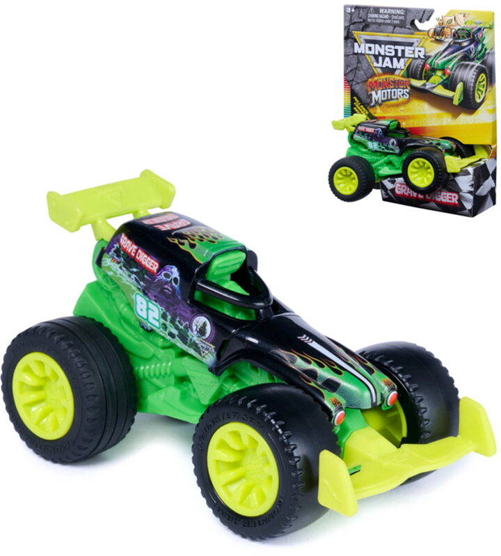 SPIN MASTER Auto Monster Jam Motors Grave Digger na baterie Světlo