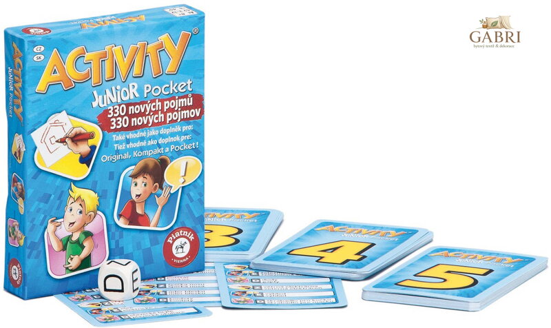 PIATNIK Hra ACTIVITY Junior Pocket *SPOLEČENSKÉ HRY*