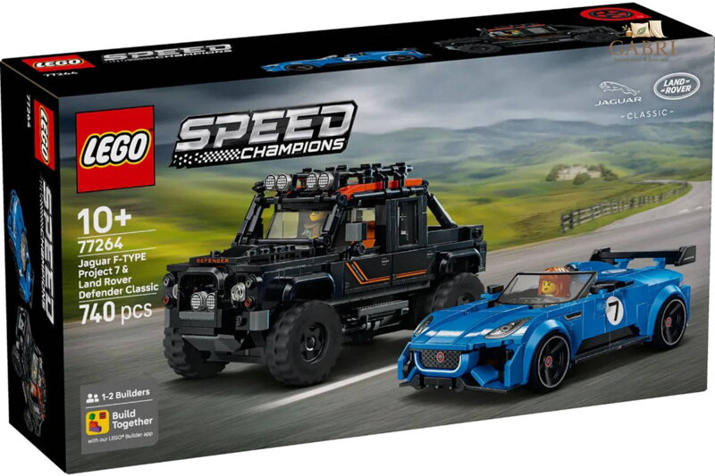 LEGO SPEED CHAMPIONS Jaguar a Land Rover 77264 STAVEBNICE