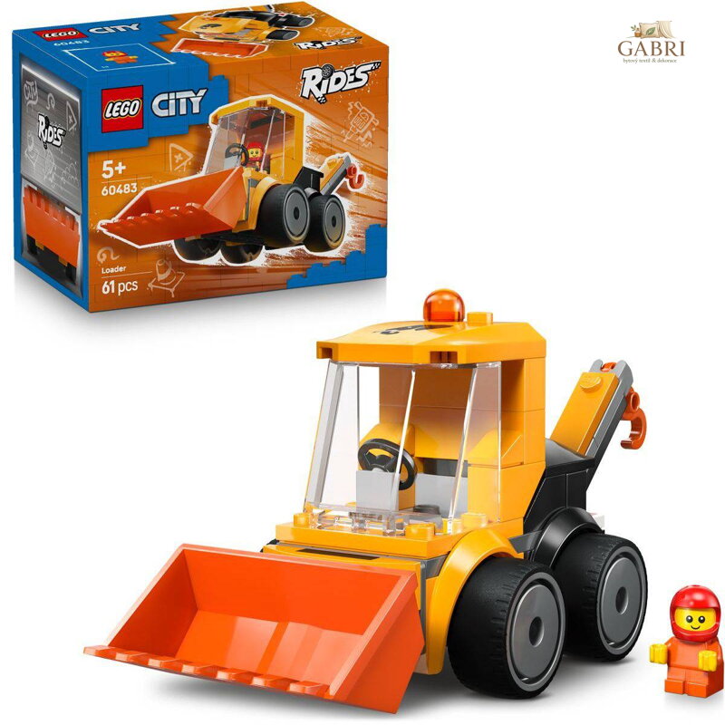 LEGO CITY Autíčka Stavební nakladač 60483 STAVEBNICE
