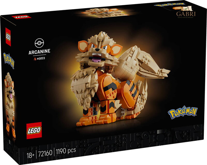 LEGO POKÉMON Arcanine 72160 STAVEBNICE