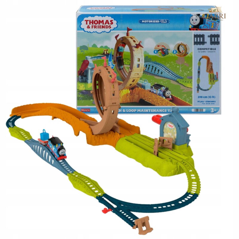 FISHER PRICE Vláčkodráha s velkou smyčkou mašinka Tomáš na baterie