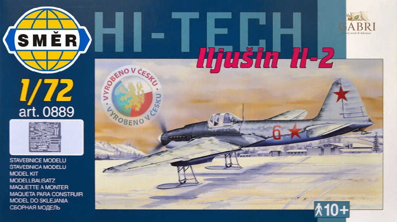 SMĚR Model letadlo Iljušin IL -2 HI Te 1:72 (stavebnice letadla)