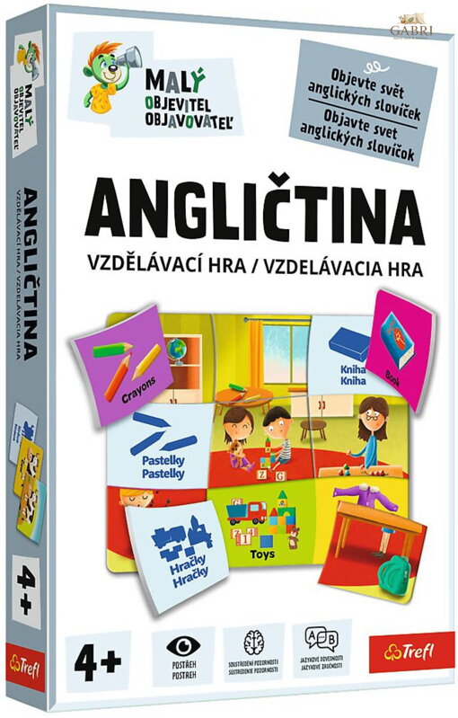 TREFL Hra Malý objevitel Angličtina vzdělávací společenská hra