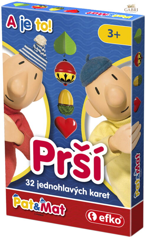 EFKO Hra karetní prší Pat a Mat dětské karty *SPOLEČENSKÉ HRY*