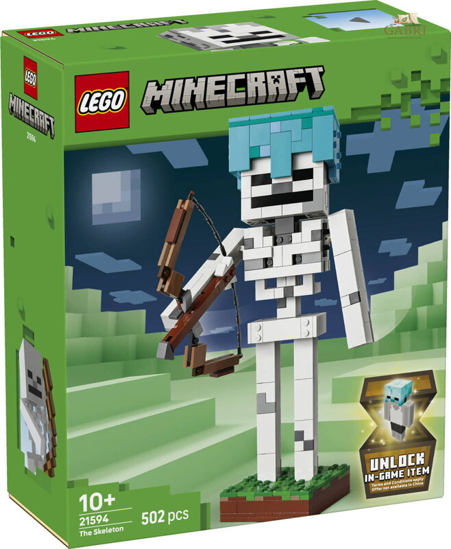 LEGO MINECRAFT Kostlivec 21594 STAVEBNICE