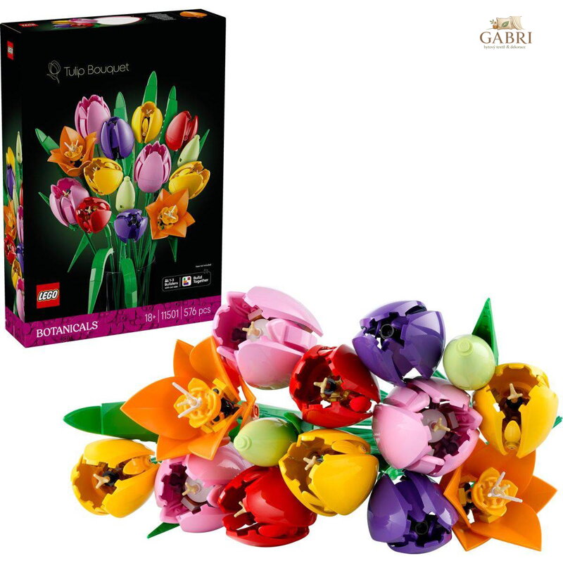 LEGO BOTANICALS Tulipány dekorativní kytice 11501 *STAVEBNICE*