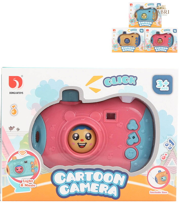 Fotoaparát dětský Cartoon Camera plast na baterie Světlo Zvuk