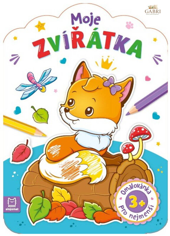 Omalovánka pro nejmenší děti moje zvířátka