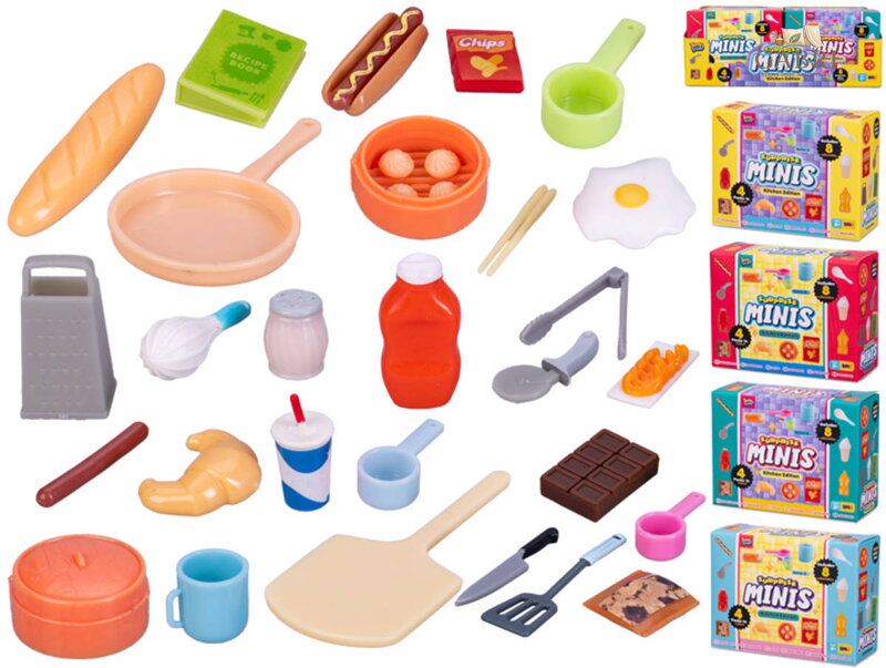 Teeny Tinies set mini doplňky do kuchyňky s překvapením 4 druhy