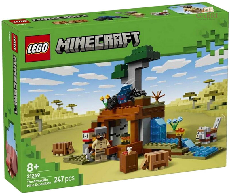 LEGO MINECRAFT Výprava do dolu a pásovec 21269 STAVEBNICE