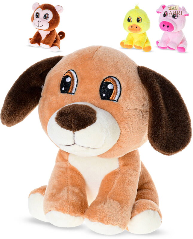 PLYŠ Zvířátko baby sedící 14cm 4 druhy *PLYŠOVÉ HRAČKY*