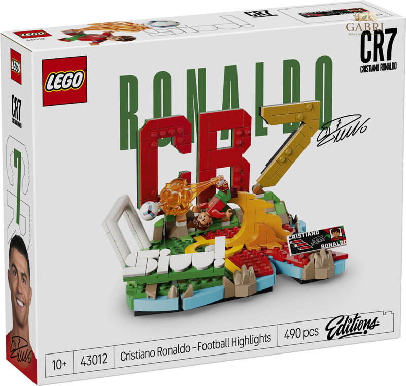 LEGO EDITIONS Cristiano Ronaldo Hvězdné momenty fotbalu 43012 STAVEBNICE