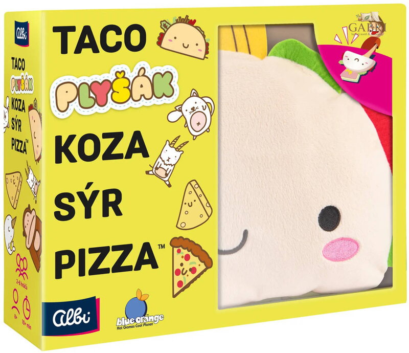 ALBI HRA Taco, plyšák, koza, sýr, pizza *SPOLEČENSKÉ HRY*