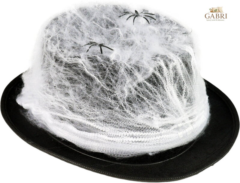 KARNEVAL Klobouk s pavučinou dospělý *KARNEVALOVÝ DOPLNĚK*