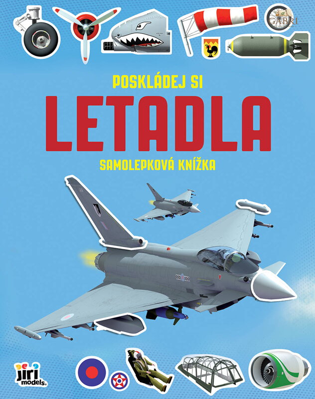 JIRI MODELS Poskládej si letadla samolepková knížka