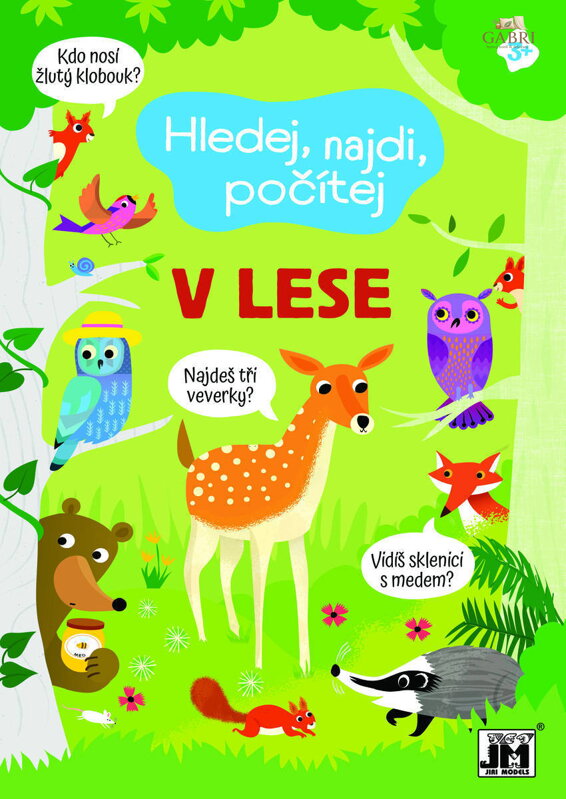 JIRI MODELS Hledej, najdi, počítej V lese sešit s aktivitami