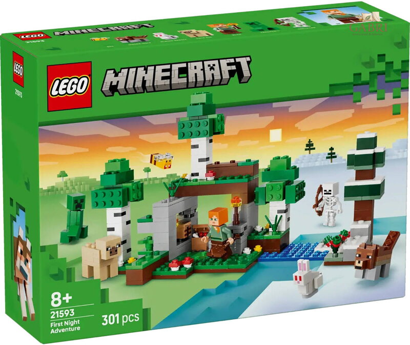 LEGO MINECRAFT První noční dobrodružství 21593 STAVEBNICE