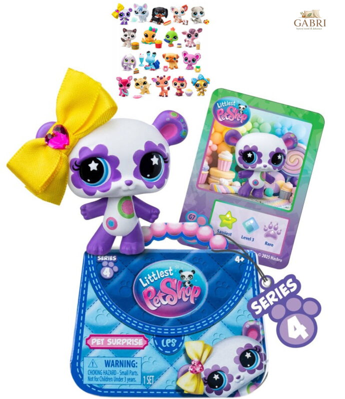 HASBRO LPS Littlest Pet Shop 1 zvířátko 4.série různé druhy s překvapením