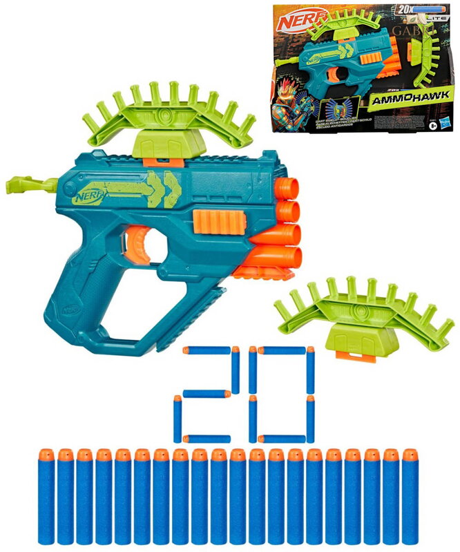 HASBRO NERF Rebel Ops Ammohawk set blaster + 20 šipek Elite