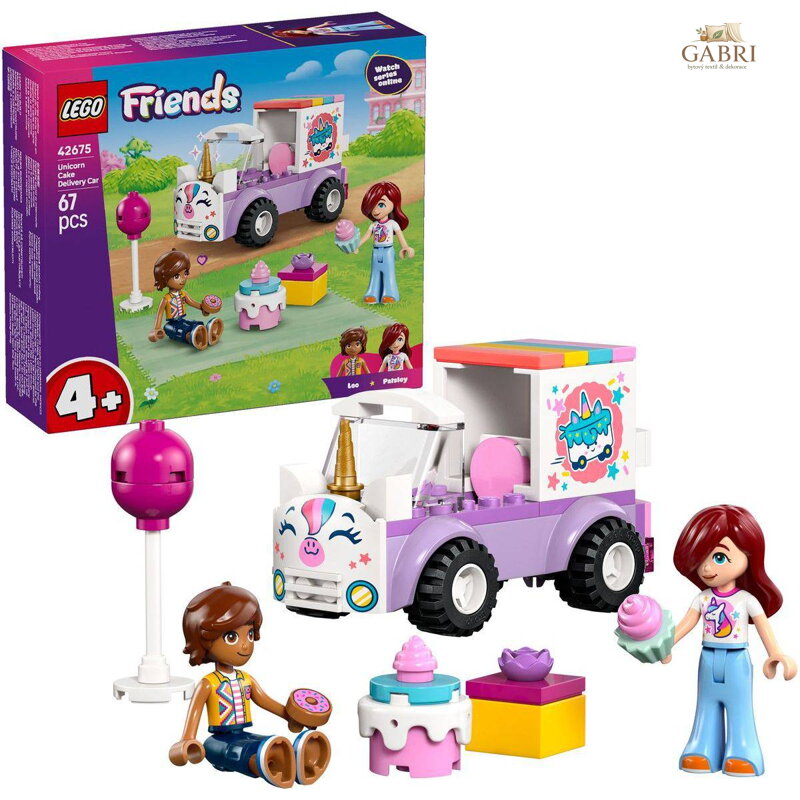 LEGO FRIENDS Jednorožčí donáškové auto s dortem 42675 STAVEBNICE