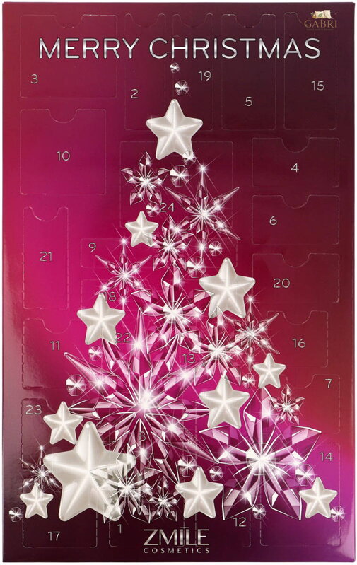 ZMILE COSMETICS Adventní kalendář Crystal christmass tree kosmetika