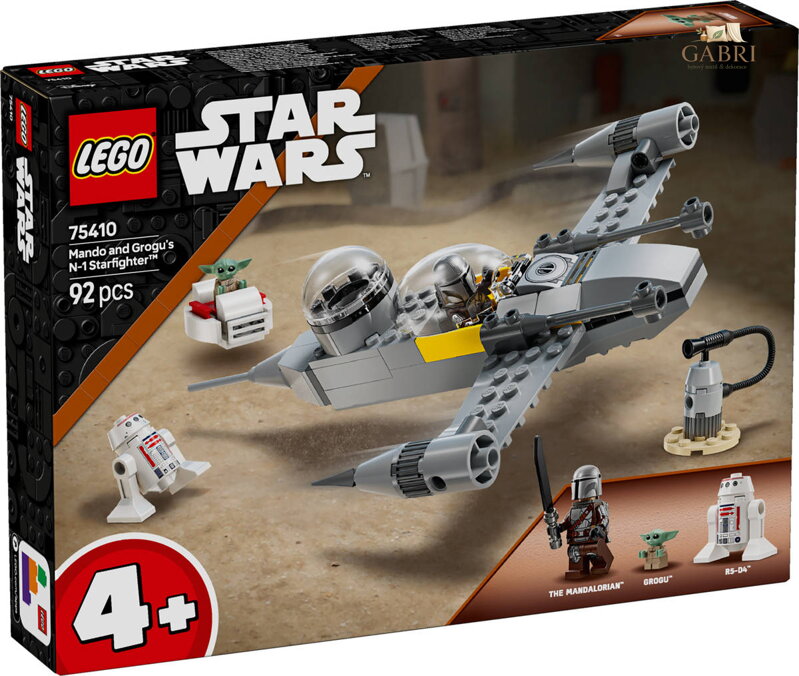 LEGO STAR WARS Mando, Grogu a stíhačka N-1 Starfighter 75410 STAVEBNICE
