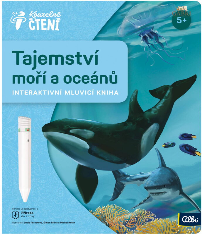 ALBI Kouzelné čtení Kniha interaktivní Tajemství moří a oceánů