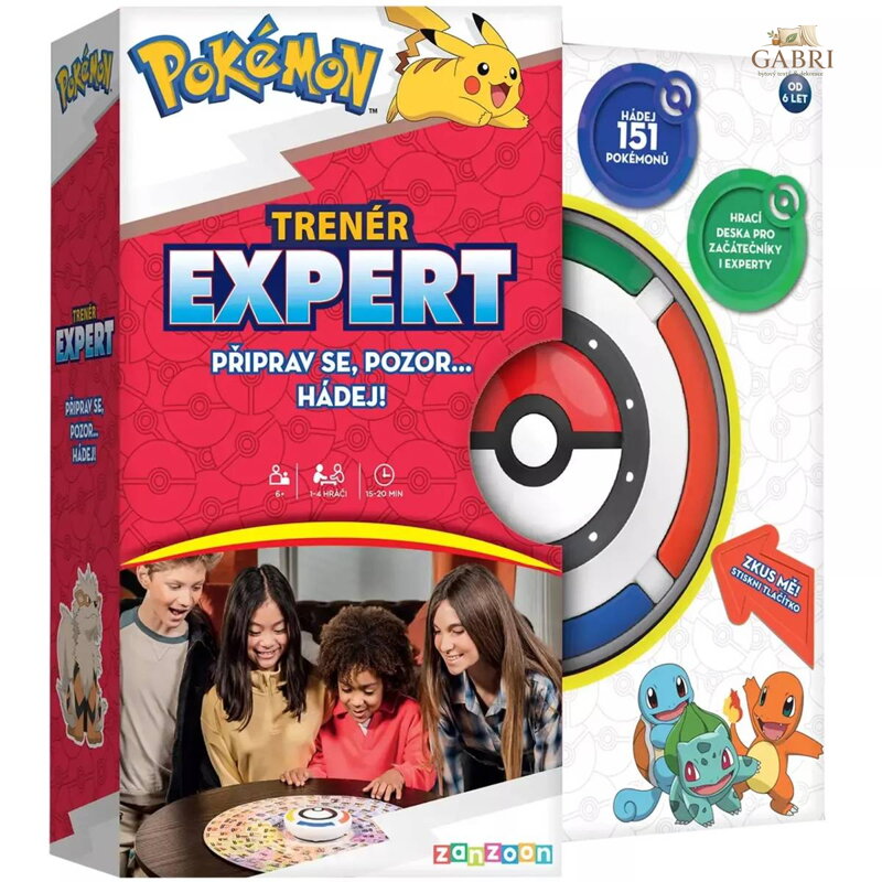 HRA Pokémon Trenér Expert na baterie Zvuk *SPOLEČENSKÉ HRY*