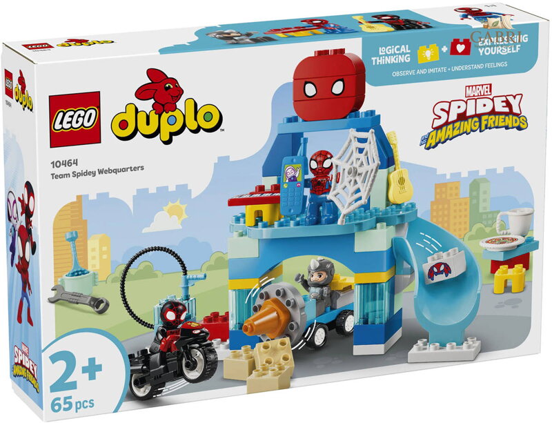 LEGO DUPLO Spideyho tým a pavoučí základna 10464 STAVEBNICE