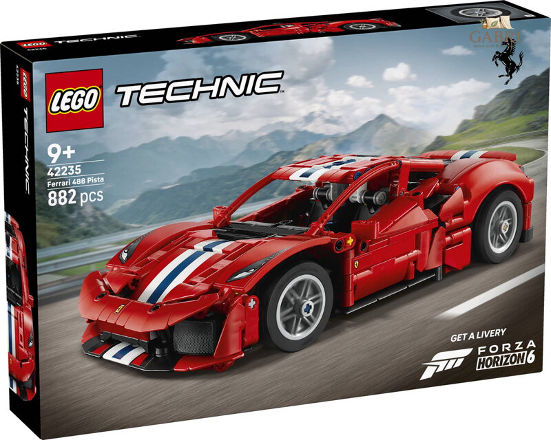 LEGO TECHNIC Auto Ferrari 488 PISTA 42235 STAVEBNICE
