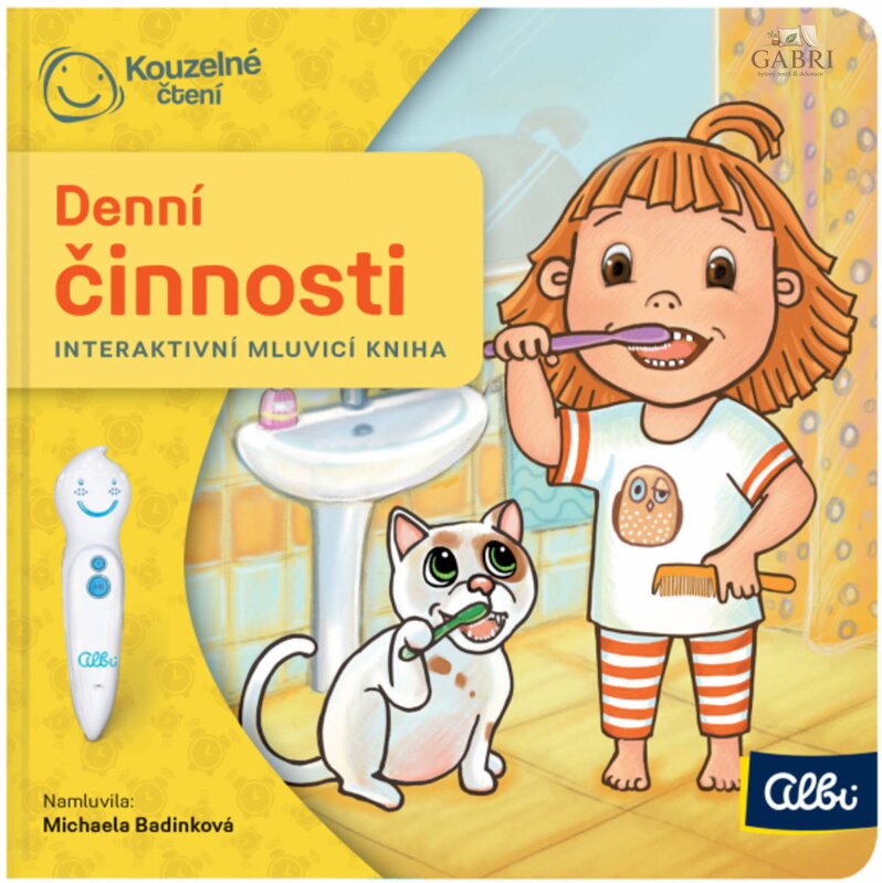 ALBI Kouzelné čtení Kniha interaktivní Denní činnosti baby minikniha