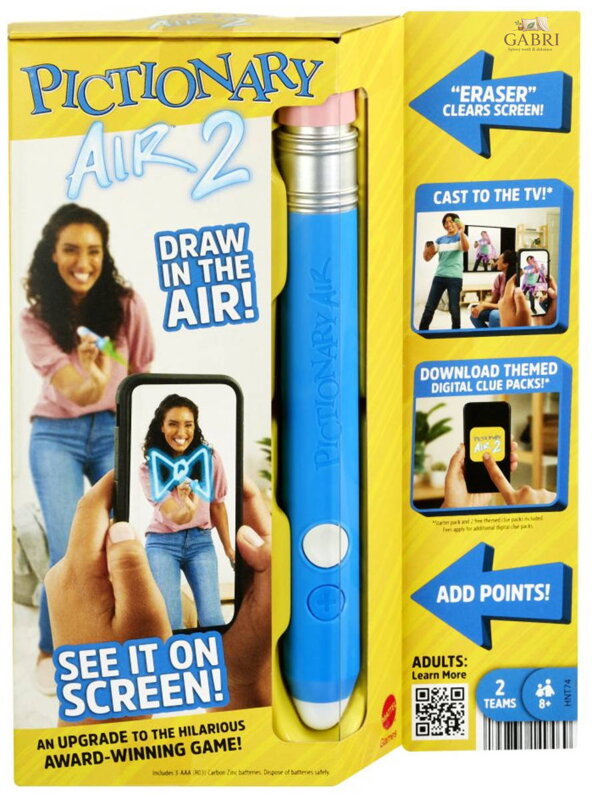 MATTEL Hra elektronická Pictonary Air 2.0 interaktivní kreslení do vzduchu na baterie
