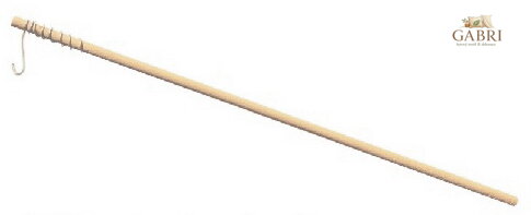 DŘEVO Hůlka dřevěný držák 60cm doplněk k lampionu