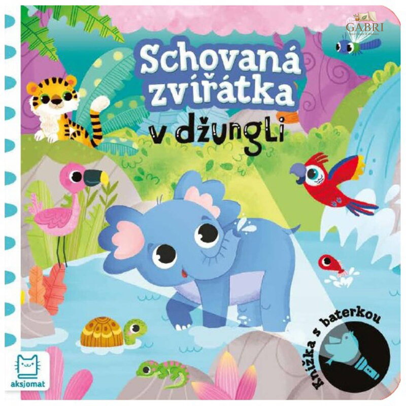 Knížka s baterkou Schovaná zvířátka v džungli