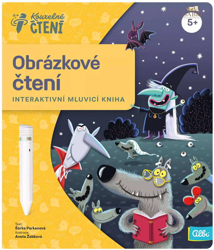 ALBI Kouzelné čtení Kniha interaktivní Obrázkové čtení Pohádky vlčího dědečka