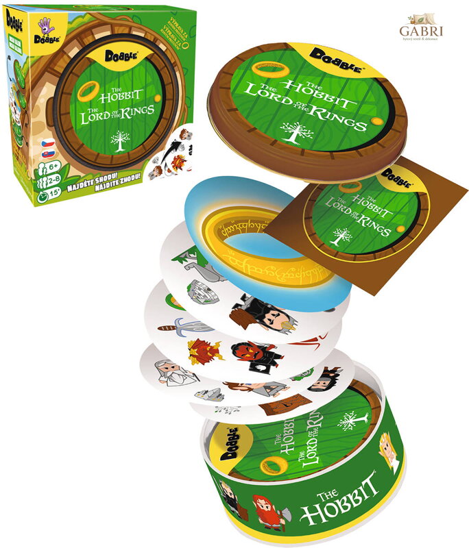 ASMODEE Hra Dobble Hobbit Pán prstenů CZ *SPOLEČENSKÉ HRY*