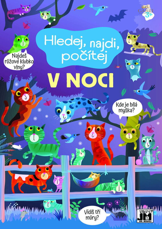 JIRI MODELS Hledej, najdi, počítej V noci sešit s aktivitami