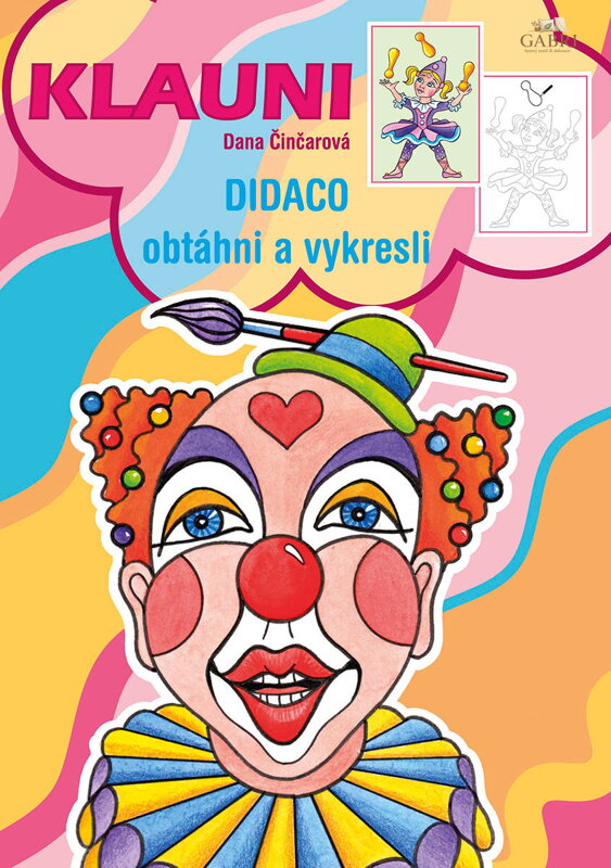 AKIM Omalovánky Didaco Klauni