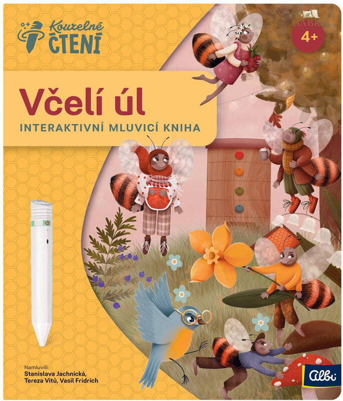 ALBI Kouzelné čtení Kniha interaktivní Včelí úl