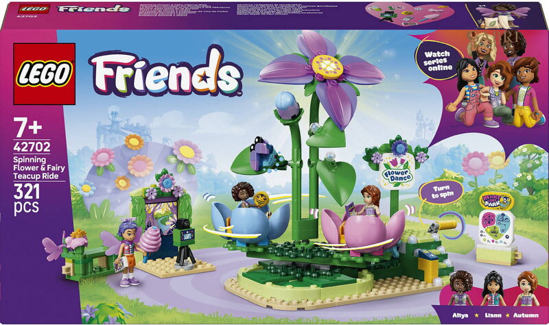 LEGO FRIENDS Květinový kolotoč s vílami 42702 STAVEBNICE
